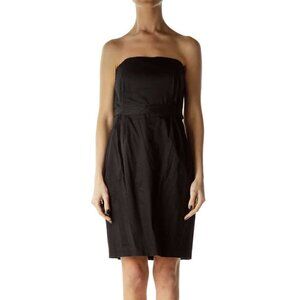 Calvin Klein Black Strapless Dress with Built In Corset